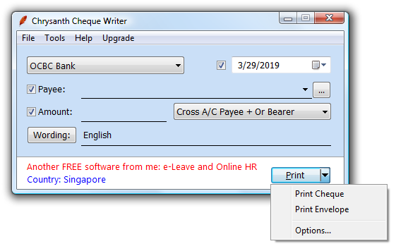 Cheque writer software pakistan free download